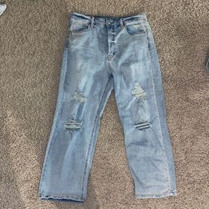 Highest Rise Straight Leg Jeans